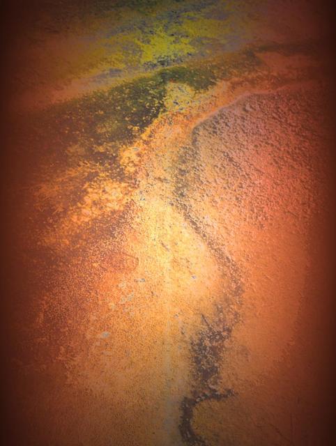 WOMAN IN GEYSER POOL-