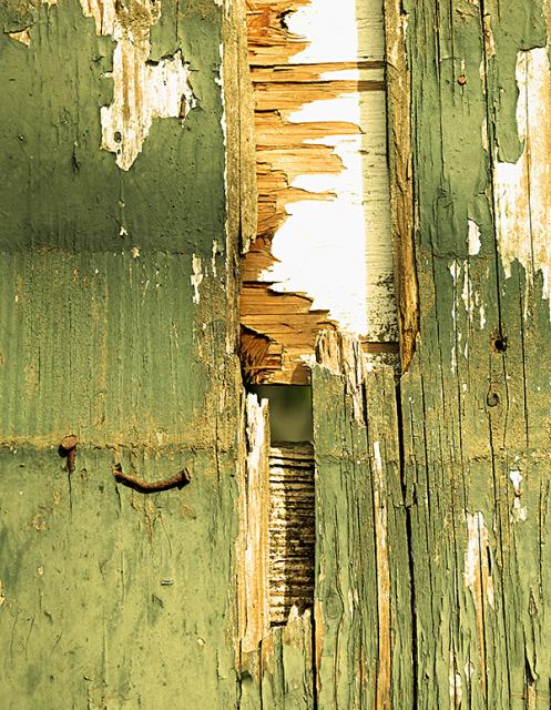OLD WOODEN FENCE